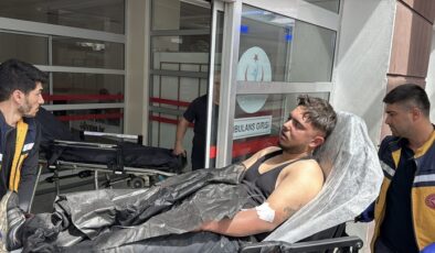 Egzoz parladı 2 kişi yaralandı
