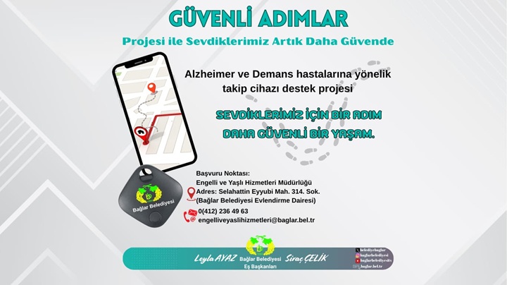 Alzheimer ve demans hastaları için takip cihazı desteği sağlanacak