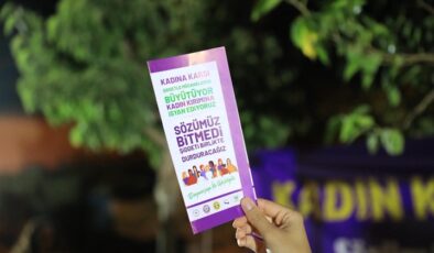 Şiddete karşı kadınlar üçüncü kez buluştu
