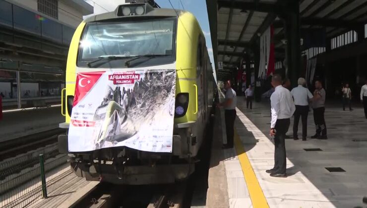 Türkiye’den Afganistan’a 23’üncü İyilik Treni yola çıktı