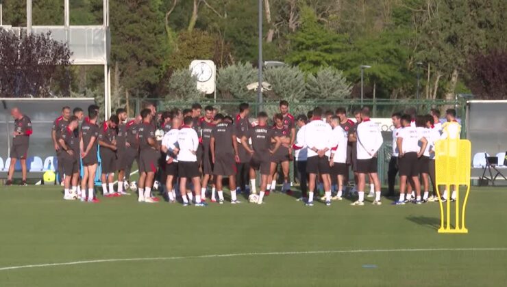 A Milli Futbol Takımı, Gürcistan maçının hazırlıklarına başladı
