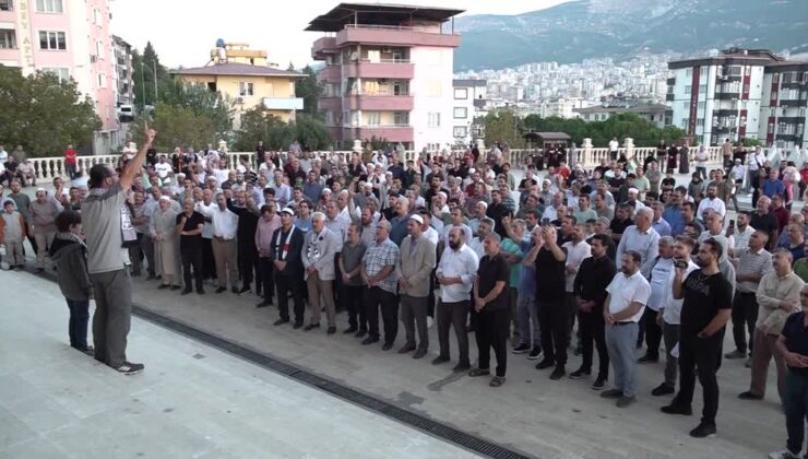 Aileler Gazze için Abdulhamid Han Camisi’nde buluştu