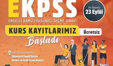 EKPSS’ye hazırlanan engellilere ücretsiz imkan