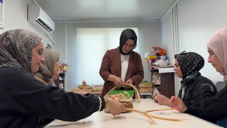 El işi kursları depremzede kadınlara umut oldu
