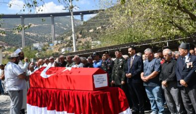 Gaziantep’te vefat eden Kıbrıs gazisi toprağa verildi