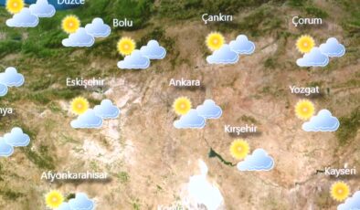 Hafta sonunda yurt genelinde az bulutlu hava hakim olacak