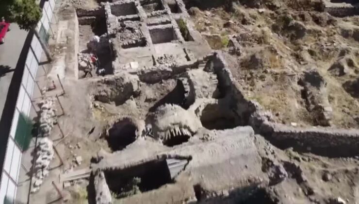 Hamam ve mescit kalıntısının bulunduğu kazı bölgesinde arkeopark oluşturulacak