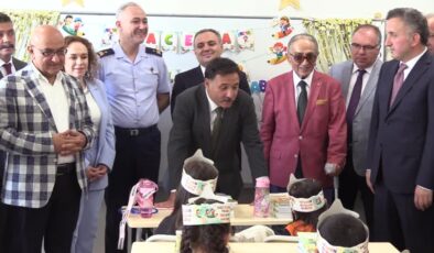 Hayırsever tarafından yaptırılan okulda ilk ders zili çaldı