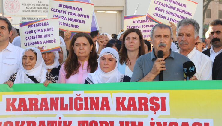 E Tipi Kapalı Cezaevi önünde  açıklama