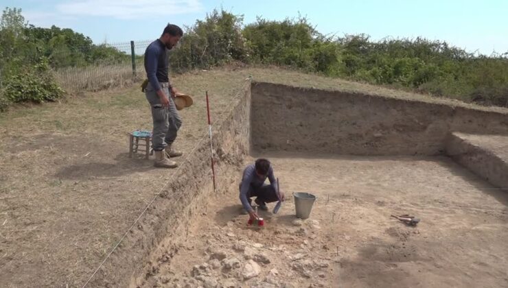 İkiztepe Höyüğü’ndeki kazılarda midye kabuklu katmana ulaşıldı