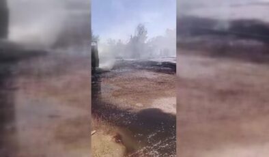 Tarım işçilerinin yaşadığı 4 çadır yandı