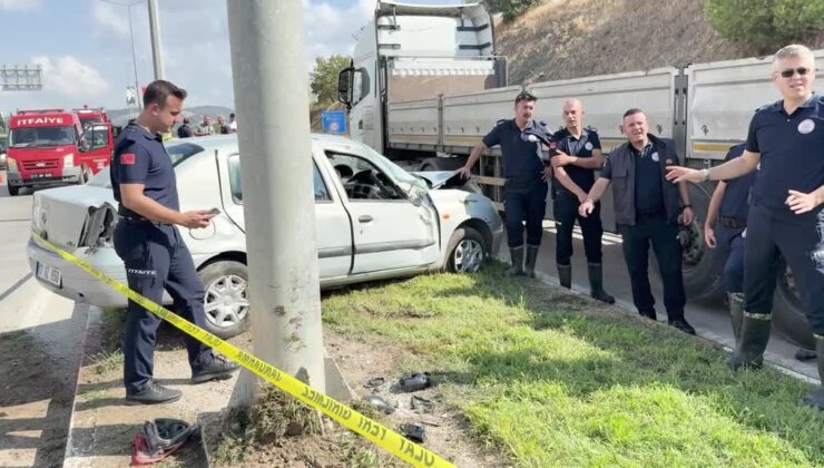 Tırla otomobilin çarpıştığı kazada 1 kişi öldü, 2 kişi yaralandı