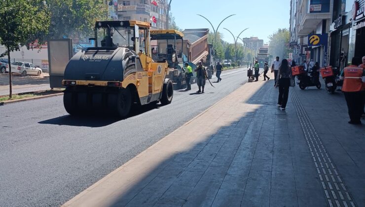 Ekinciler Caddesi’nde asfalt çalışmaları başladı