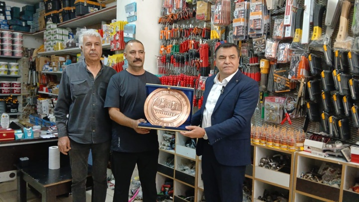 Oda başkanlarından Kahraman Esnafa Ziyaret