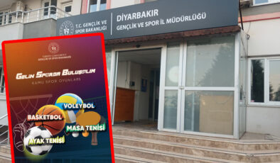Diyarbakır’da 3. Kamu Spor Oyunları başvuruları başladı