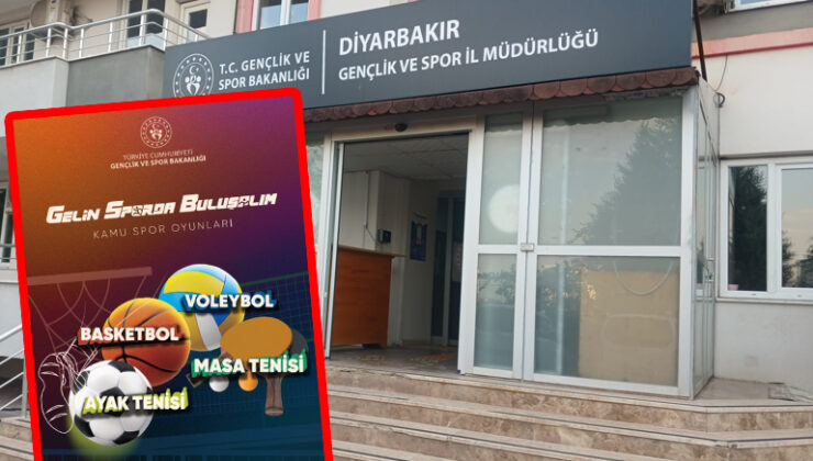 Diyarbakır’da 3. Kamu Spor Oyunları başvuruları başladı
